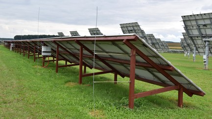 Devnou konstrukci na fotovoltaiku najdeme na obou elektrrnch – v Mytvsi i v ehotech.