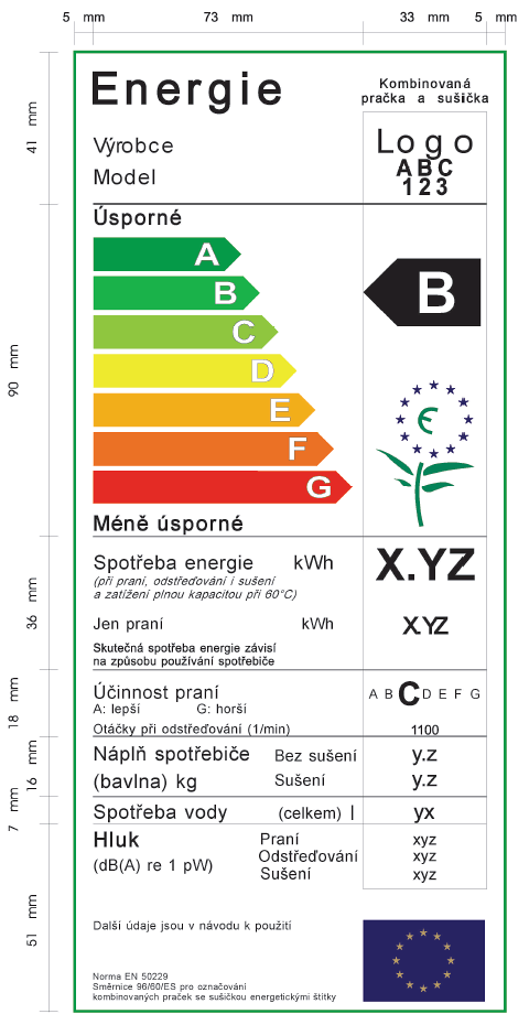 energetick� �t�tek - pra�ka kombinovan� se su�i�kou