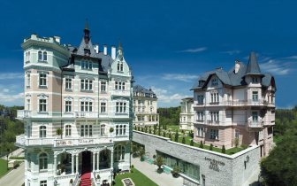 ptihvzdikov hotelov komplex Savoy Westend v Karlovch Varech
