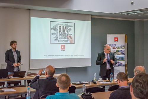 Praktick ukzky a prci v BIM prezentoval na semini ze slovensk DELTY Martin Mistk 