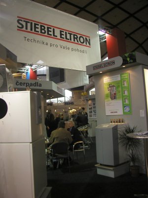 stnek Stiebel Eltron na veletrhu Aqua-therm Praha 2006