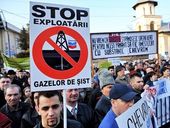 Protesty proti tb bidlicovho plynu