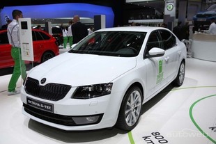 koda Octavia G-Tec na stlaen zemn plyn m vkon 81 kW (110 kon) a spotebu CNG 3,5 kg/100 km. Do ndre na CNG se vejde 15 kg a je zde zachovna 50litrov benzinov ndr. (Zdroj: www.autoweb.cz)