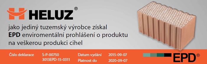 Heluz Jako Jedin V robce Cihel Deklaruje Ekologickou V robu Z skal 