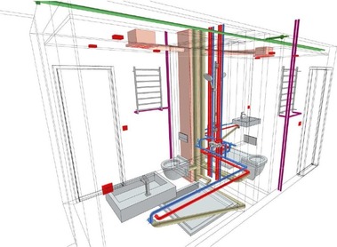 ...a oproti tomu ukzka pehlednjho vezu z 3D BIM modelu, Zdroj: projekt Studentsk koleje Novodvorsk, autor FADW s.r.o.