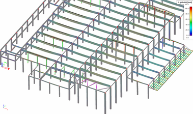 OBR5 – Svisl deformace ve Scia Engineer