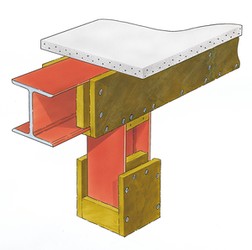 Obr. 2 Mont obklad ISOVER FireProtect® s vyuitm pornch vrut Fire Screw