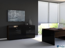 Máte rádi tmavý noblesní nábytek? (MDD - NO+BL Kancelářský nábytek s.r.o.)