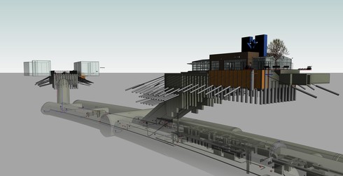 Projekt metra linky D v Praze – implementace BIM pro architekturu, stavebnictv a TZB (zdroj: Metroprojekt a.s.)