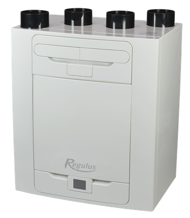 Centrln rekuperan jednotka Sentinel Kinetic Advance, dodvan spolenost Regulus, m dvoustupovou filtraci, integrovan digitln regultor a wi-fi pipojen.