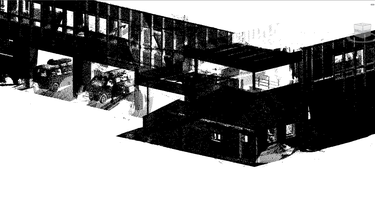 Obr. 1b Point cloud objektu