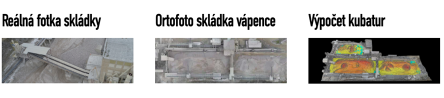 Sbr dat pomoc fotogrammetrie a nsledn vpoet kubatur odten pro Vpenku ertovy schody