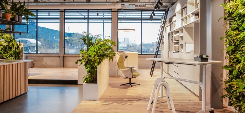 Pracoviště společnosti InteriorWorks v Amsterdamu, zdroj Tétris Design & Build