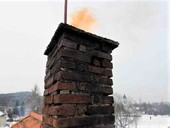 Ilustrativní obrázek požáru v&nbsp;komíně (Zdroj: HZS Ústeckého kraje)