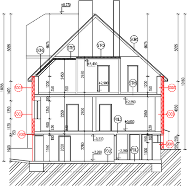 Obr. 1a Rodinn dm 1