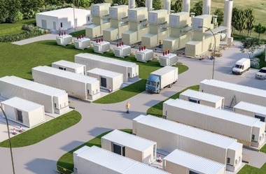 Obr. 3 Modelov nvrh velkokapacitnho bateriovho loit