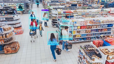 Detekce nvtvnk obchodnho centra s monost vyhledvn podle individulnch markant. Ilustran foto. Zdroj: Gorodenkoff, stock.adobe.com