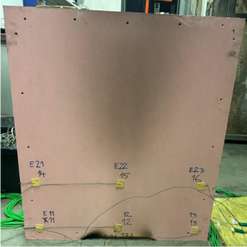 Obr.&nbsp;6: Vzorek&nbsp;1 (DP1);b)&nbsp;vn�j�� (exteri�rov�) povrch po zkou�ce 