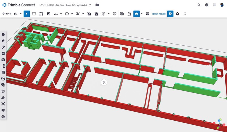 Rozli�en� na st�vaj�c� a bouran� konstrukce
