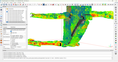 Obrázek 1 – CloudCompare