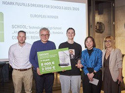 Pátý ročník soutěže Noark plní sny školám vyhrál rumunský tým