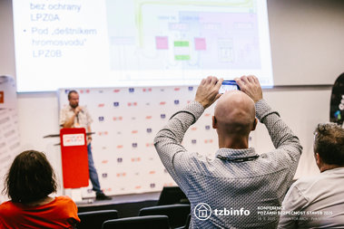 Pavel Hrzina, konference Požární bezpečnost staveb 2025. Foto: Libor Makrlík
