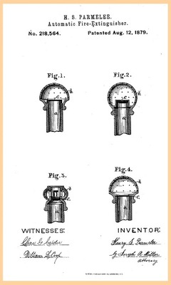Obr.&nbsp;č.&nbsp;2 – Patent sprinkleru Henryho S.&nbsp;Parmalee