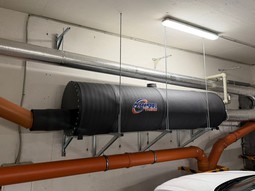 Jedna z realizací rekuperačního výměníku AKIRETHERM Universal
