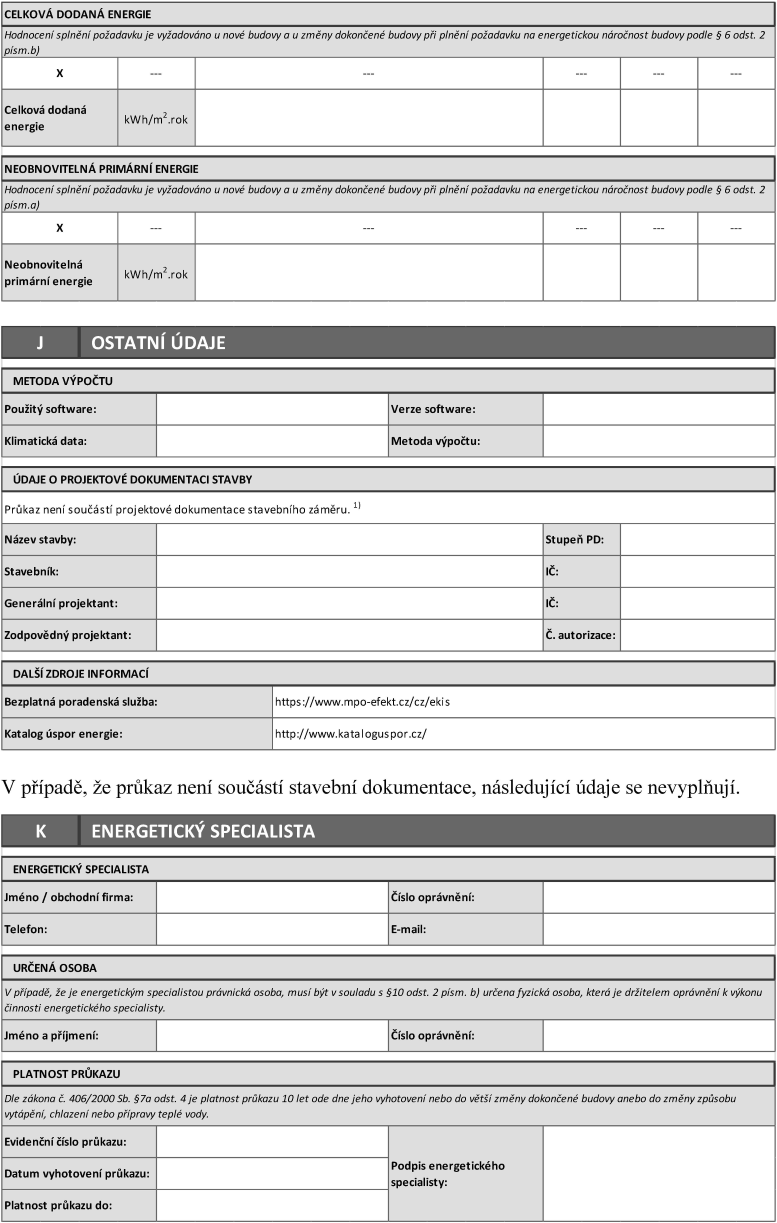 ostatn daje, energetick specialista, prkaz energetick nronosti budovy, protokol prkazu, vyhlka 264/2020