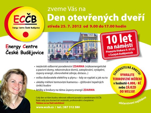 Den otevench dve 25.7.2012 Energy Centre esk Budjovice