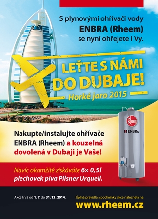 soutěž Leťte do Dubaje Enbra Rheem John Wood