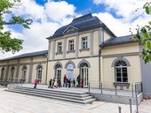 Realizace sttn zakzky, veejn knihovna ve Schleizu v Nmecku