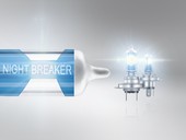 Halogenov roveky Night Breaker Laser poskytuj oproti standardnm rovkm o 130 procent vce svtla