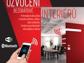 Bezdrtov ozvuen interiru pomoc Bluetooth nebo WiFi zesilovae a reproduktor
