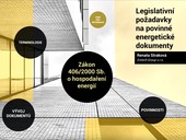 Legislativní požadavky na povinné energetické dokumenty