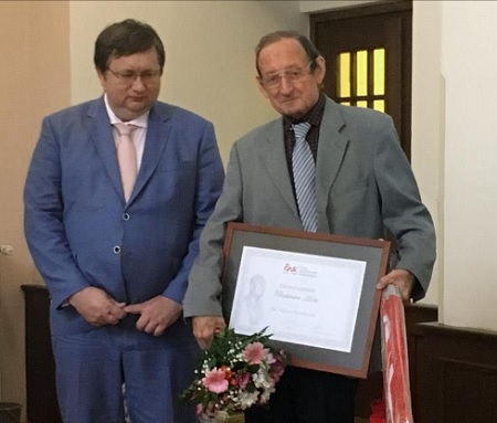 Oceněný Ing. Václav Chrz CSc.