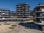 Architektura bytových domů Arcus City v pražských Řeporyjích