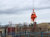 Stavba železobetonové konstrukce, foto: redakce