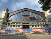 Průmyslový palác, obnovené křídlo, červen 2026, foto: redakce